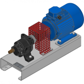 Шестеренный насос FAM/5 (до +220°С)с 2,2 кВт